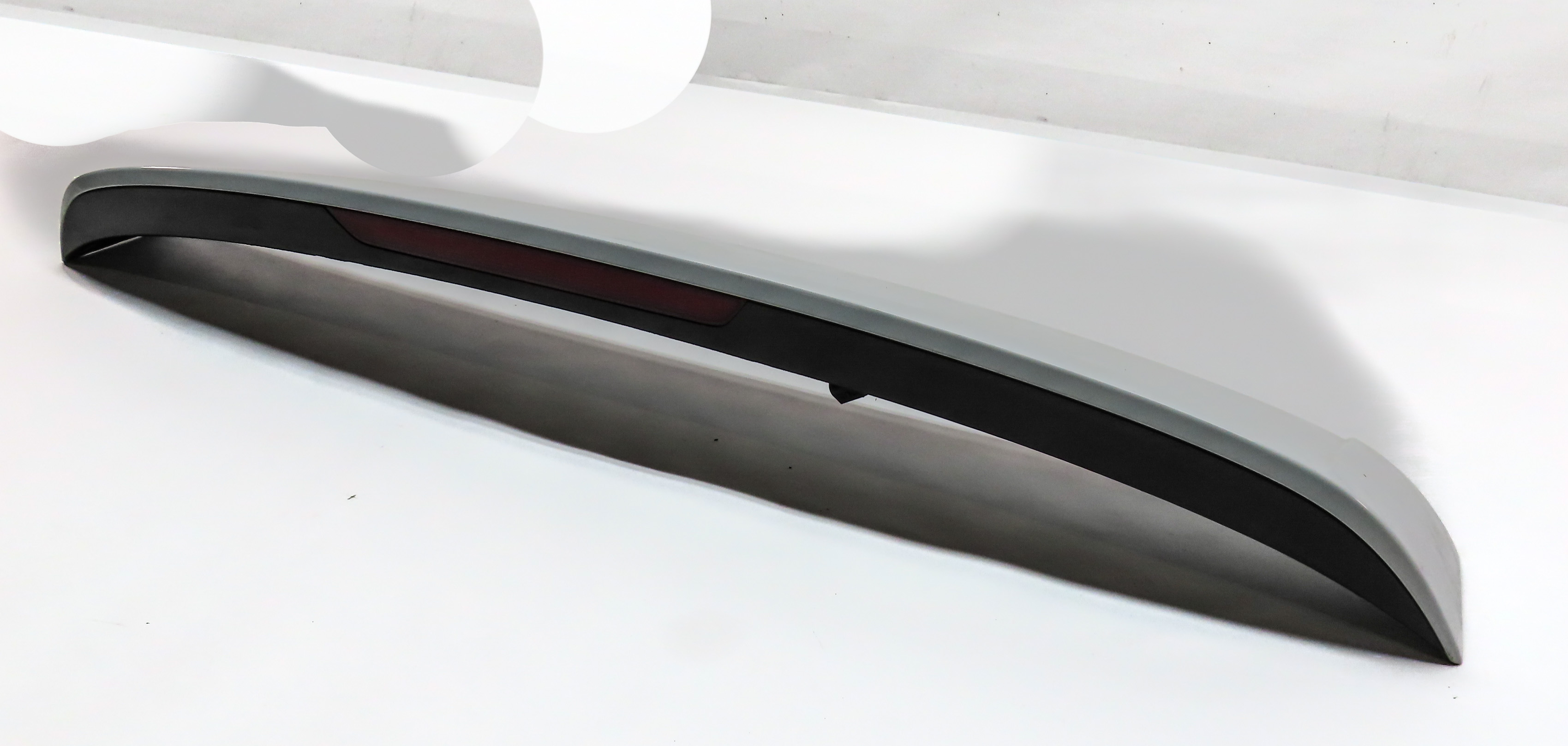 2007-2015 AUDI Q7 (4L) REAR SPOILER WING w/ 3rd THIRD BRAKE LIGHT LAMP (White) — exact item pictured
